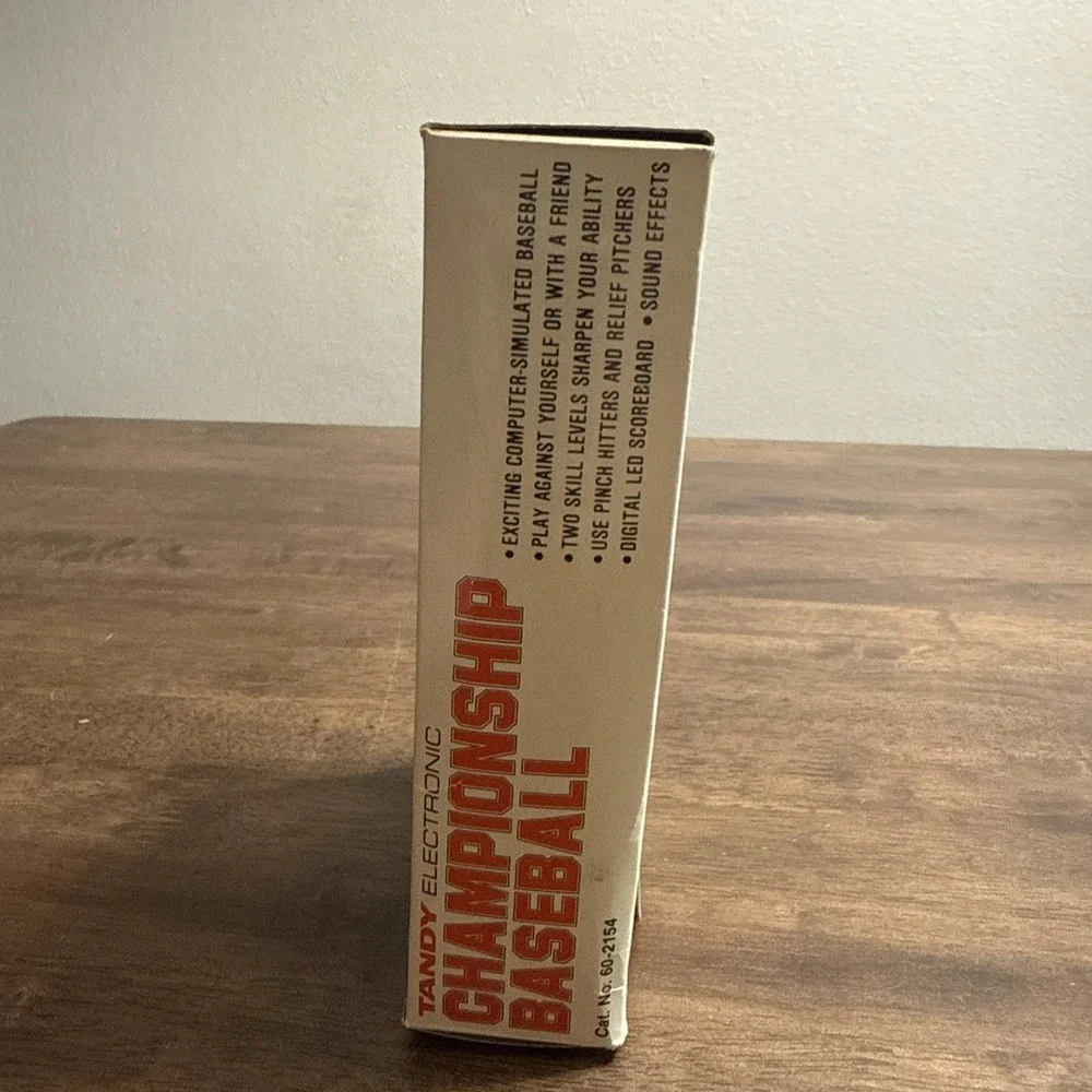 Vintage Tandy Championship Baseball Handheld Electronic Game 60-2154